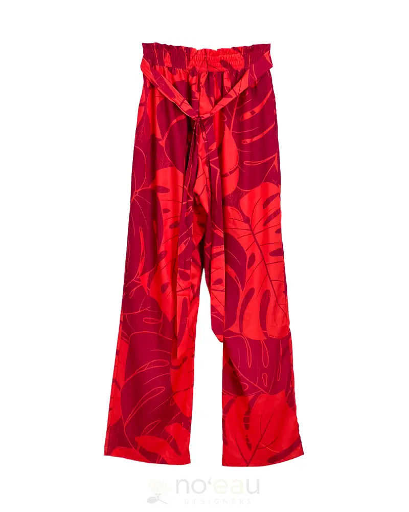 KINI ZAMORA - Spring 2025 Monstera Pants Siracha / Small WOMEN’S CLOTHING