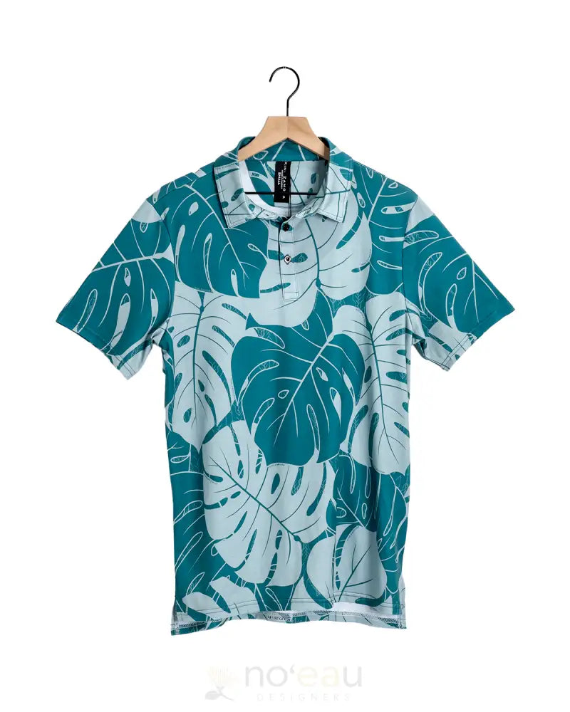KINI ZAMORA - Spring 2025 Monstera Polo Moss / Small MEN’S CLOTHING