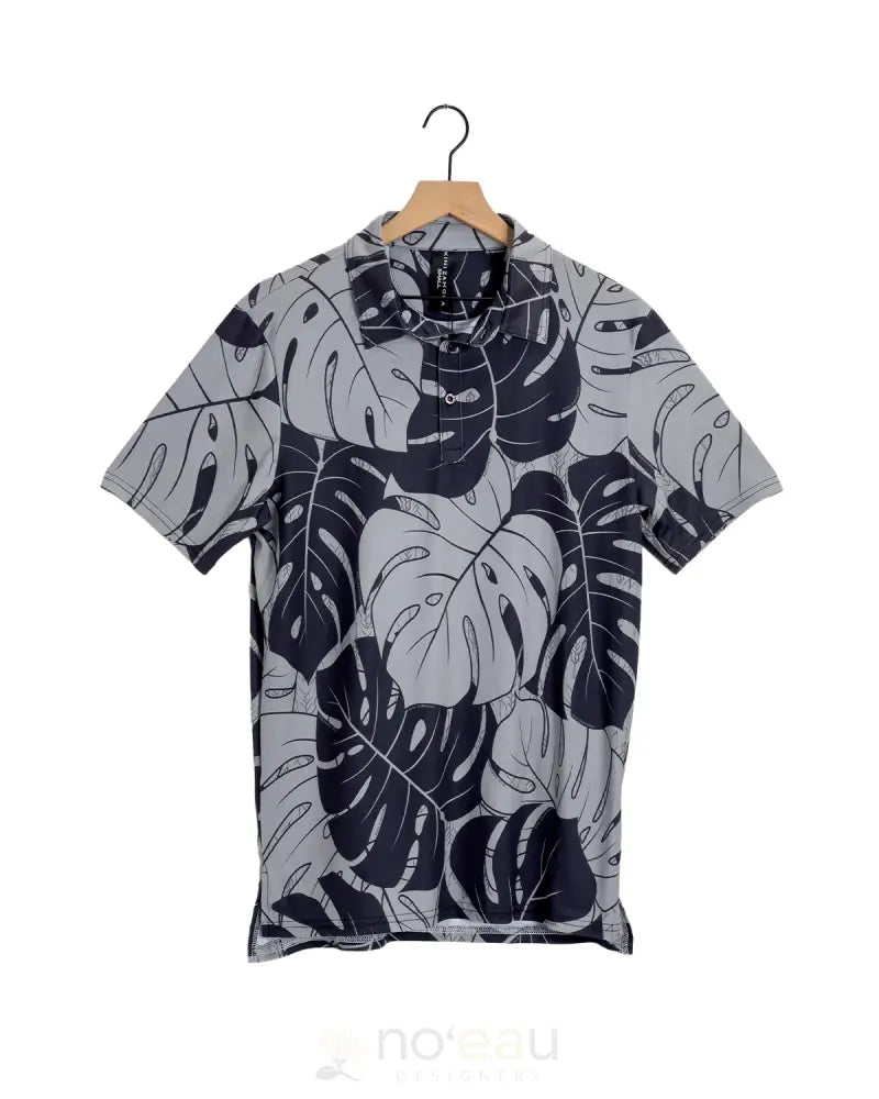 KINI ZAMORA - Spring 2025 Monstera Polo Pewter / Small MEN’S CLOTHING