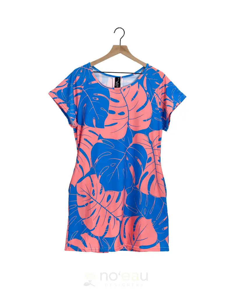 KINI ZAMORA - Spring 2025 Monstera Smock Dress / Bubblegum / SMALL WOMEN’S CLOTHING