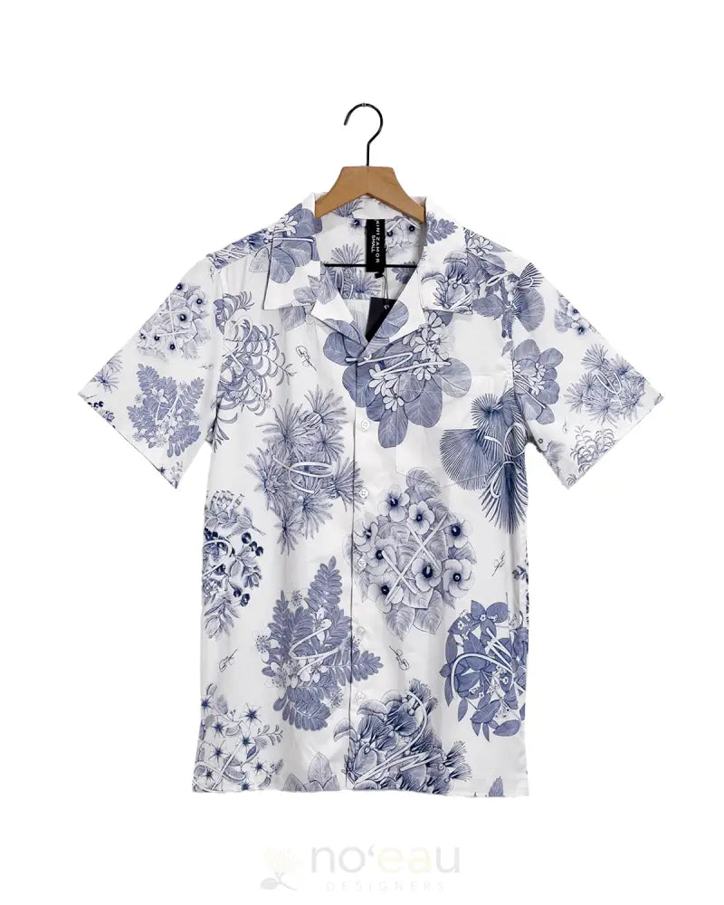 KINI ZAMORA - Toile Piʻapa Aloha Shirt ʻUkiʻUki / Small MEN’S CLOTHING