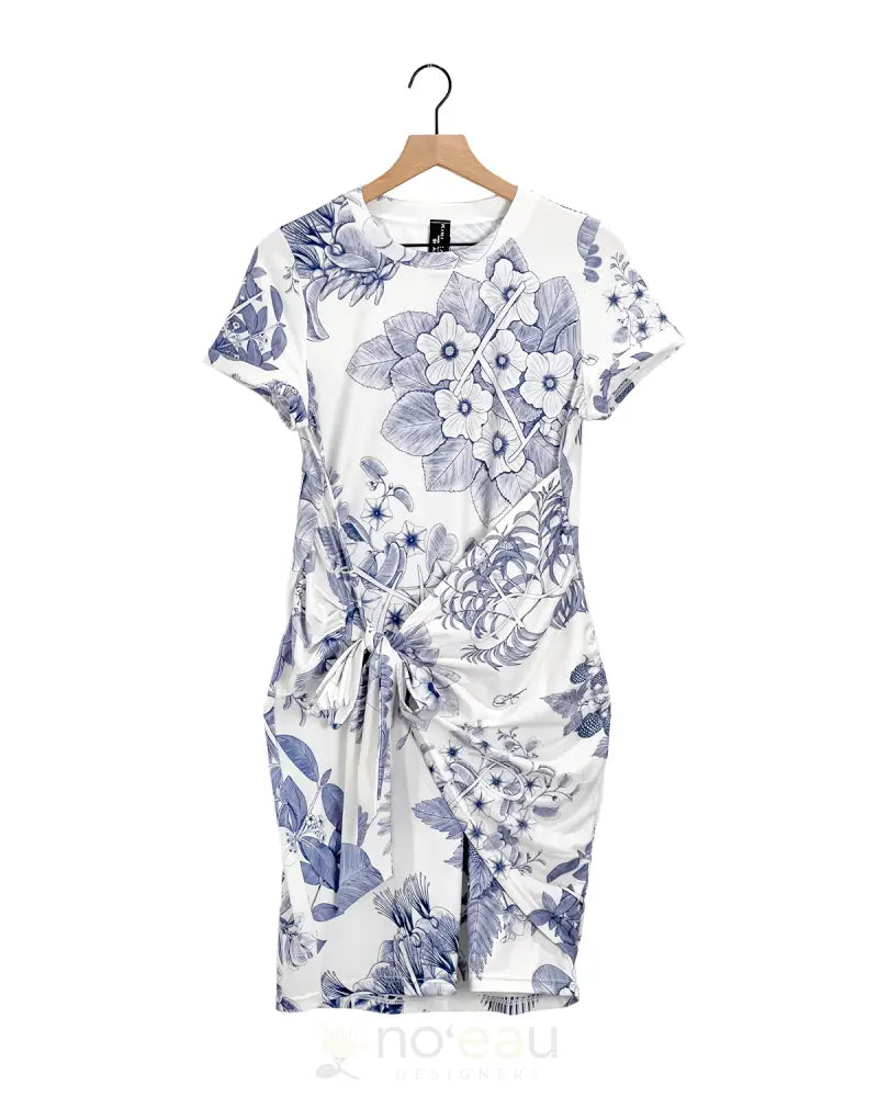 KINI ZAMORA - Toile Piʻapa Sarong Dress ʻUkiʻUki / Small WOMEN’S CLOTHING