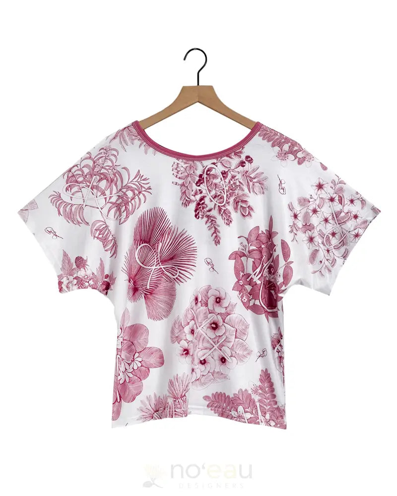 KINI ZAMORA - Toile Piʻapa Scoop Neck ʻUla Wena / Small WOMEN’S CLOTHING