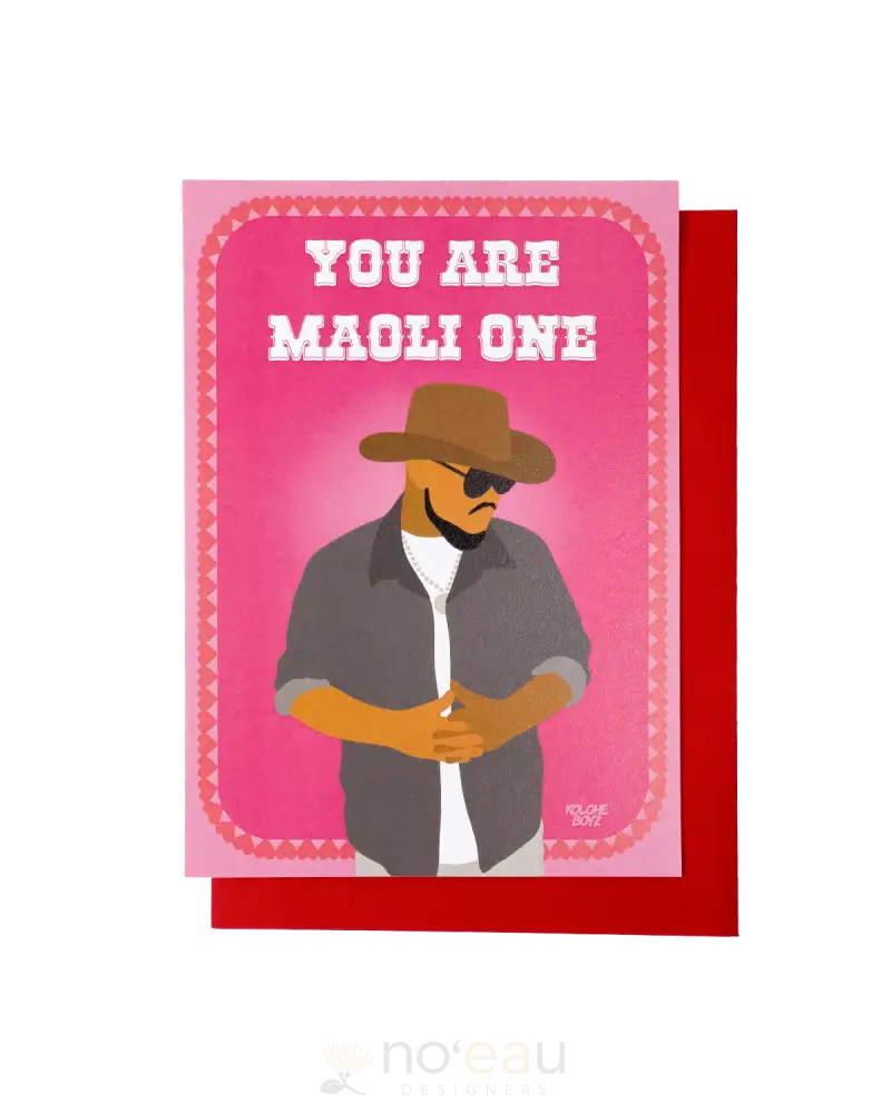 Kolohe Boyz - Assorted Valentines Greeting Cards You Are Maoli One Stationery