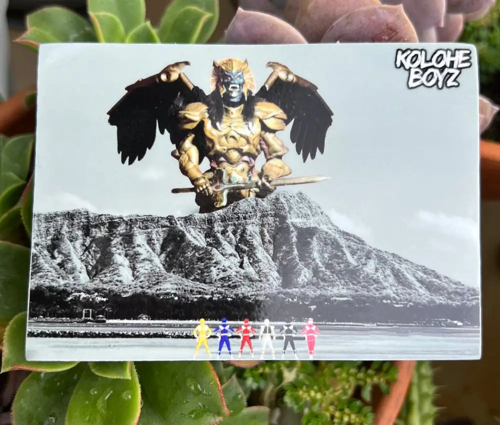 KOLOHE BOYZ - Diamond Head Rangers Sticker - Noʻeau Designers