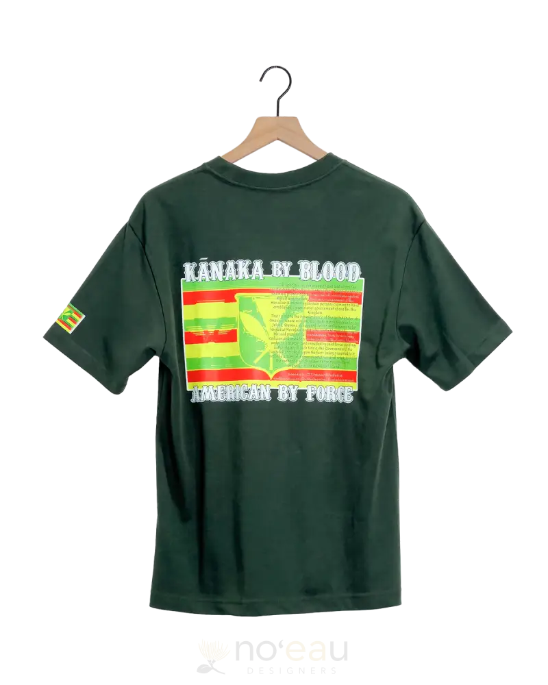Kz Dezigns - Kanaka Flag Green T-Shirt Men’s Clothing