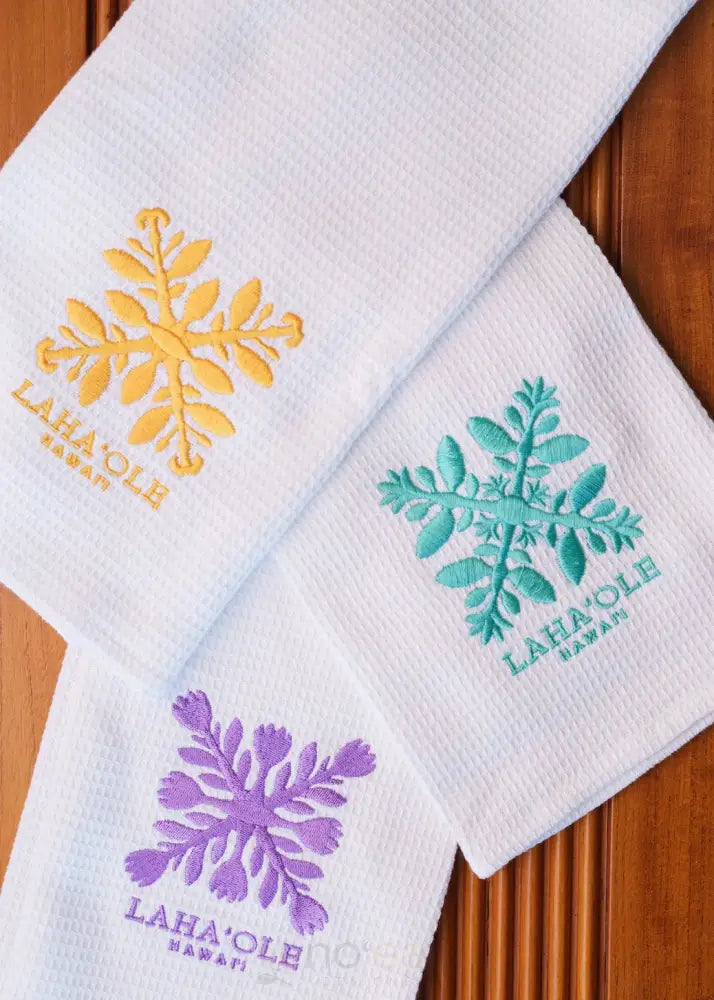 LAHAOLE DESIGNS - Assorted Waffle Towels - Noʻeau Designers