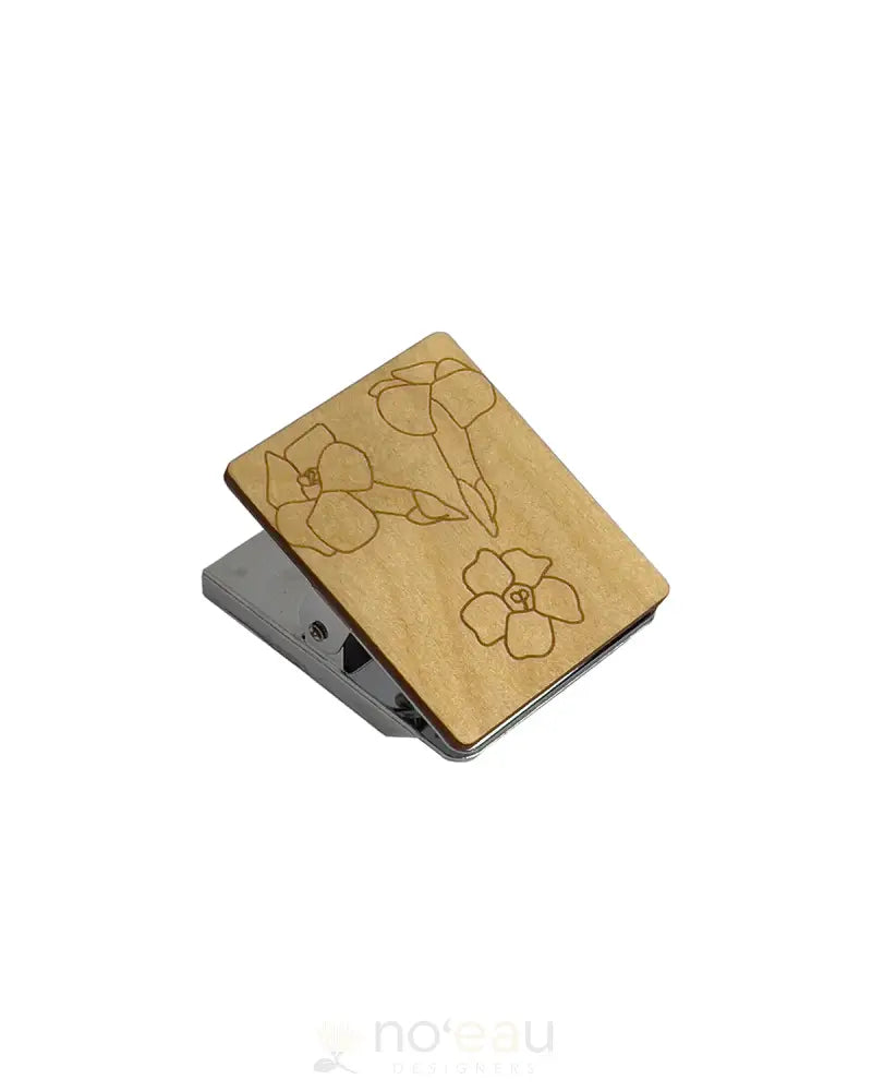 LASERSMITH HAWAII - Magnetic Birch Wood Clip - Noʻeau Designers