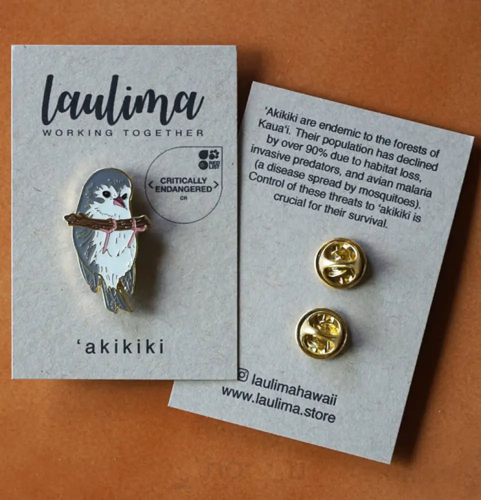 LAULIMA - ʻAkikiki Pin - Noʻeau Designers