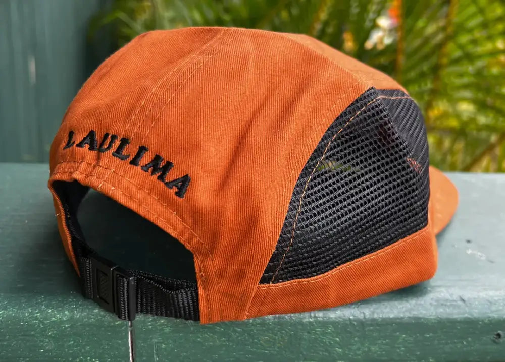 LAULIMA - Dry Forest Orange Hat - Noʻeau Designers