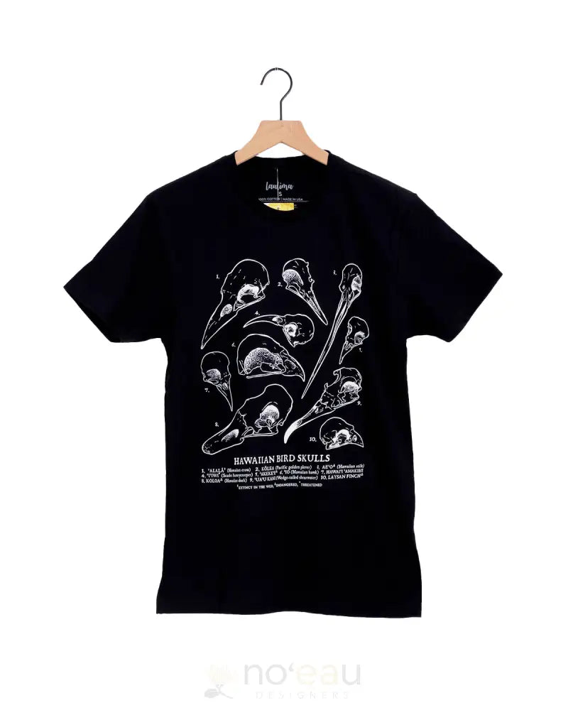 LAULIMA - Hawaiian Bird Skull T-Shirt - Noʻeau Designers