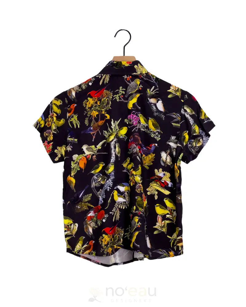 LAULIMA - Hawaiian Honeycreeper Aloha Shirt Womens - Noʻeau Designers