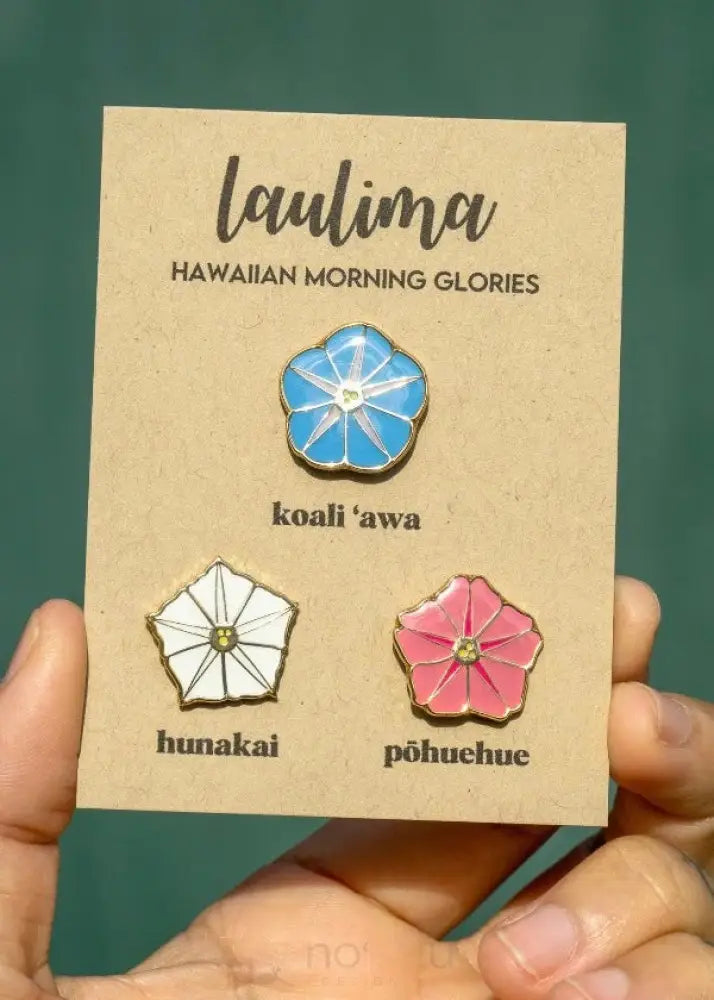 LAULIMA - Hawaiian Morning Glory Pin Pack - Noʻeau Designers