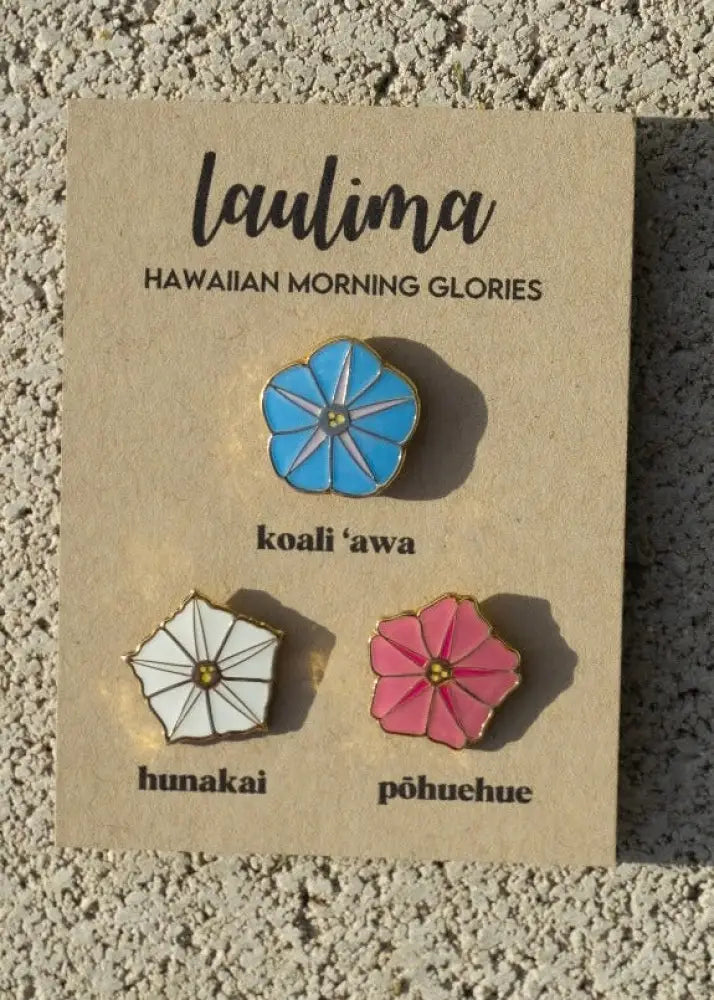 LAULIMA - Hawaiian Morning Glory Pin Pack - Noʻeau Designers
