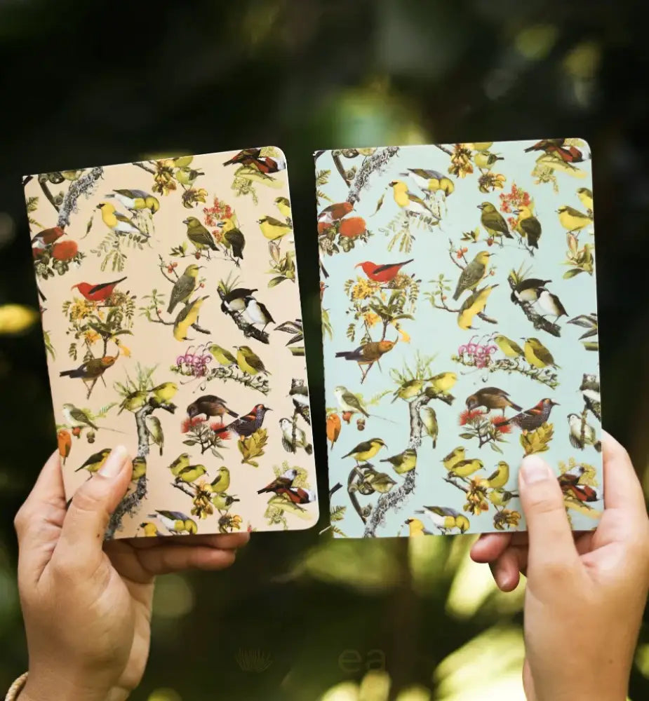 LAULIMA - Honey Creeper Journal - Noʻeau Designers