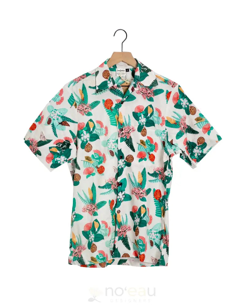 Laulima - Kahuli Mens Aloha Shirt Womens Clothing