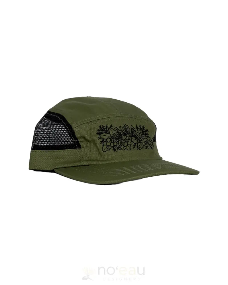 LAULIMA - Rainforest Green Hat - Noʻeau Designers