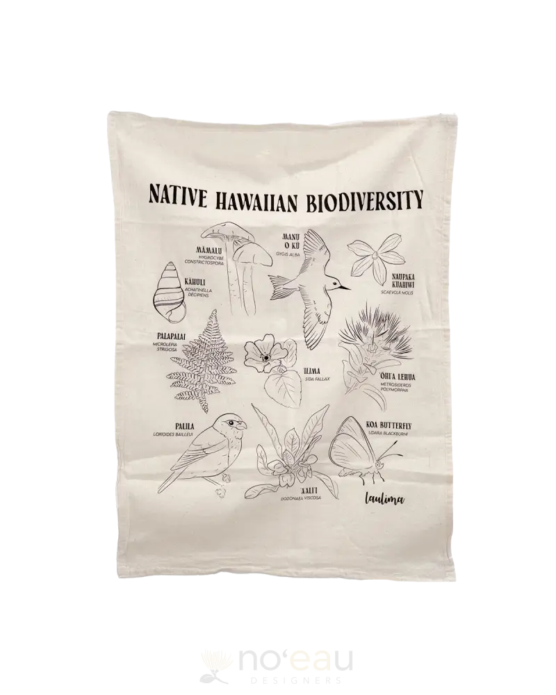 Laulima - Tea Towels Assorted Native Hawaiian Biodiversity Home Goods