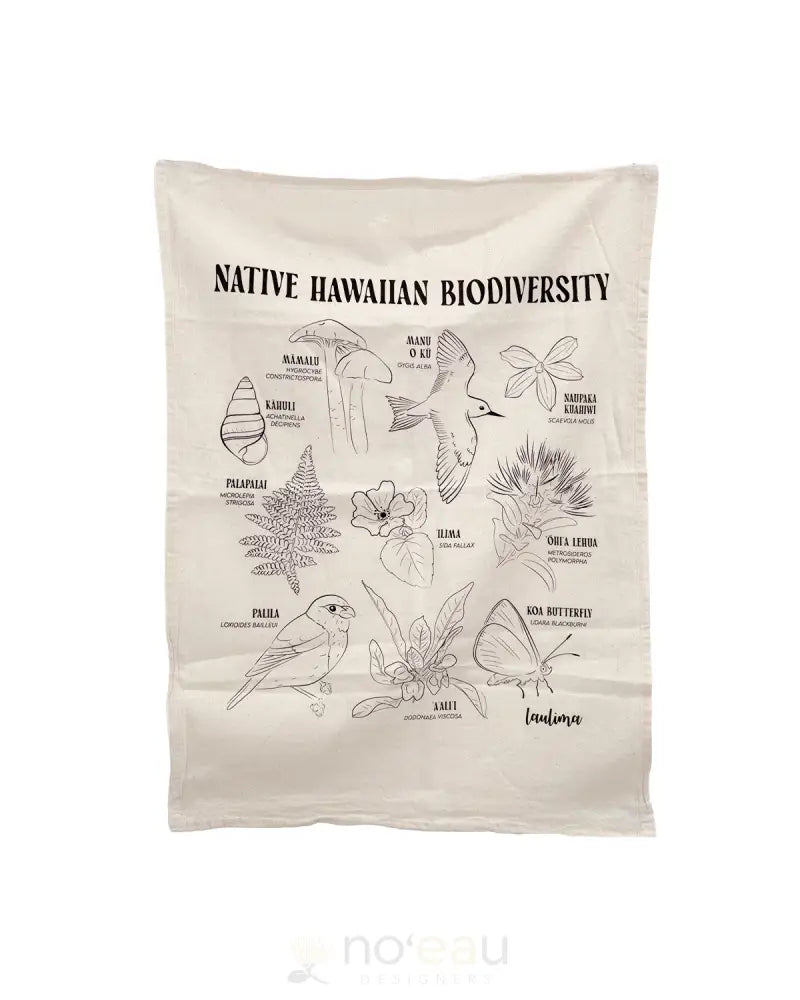Laulima - Tea Towels Assorted Native Hawaiian Biodiversity Home Goods