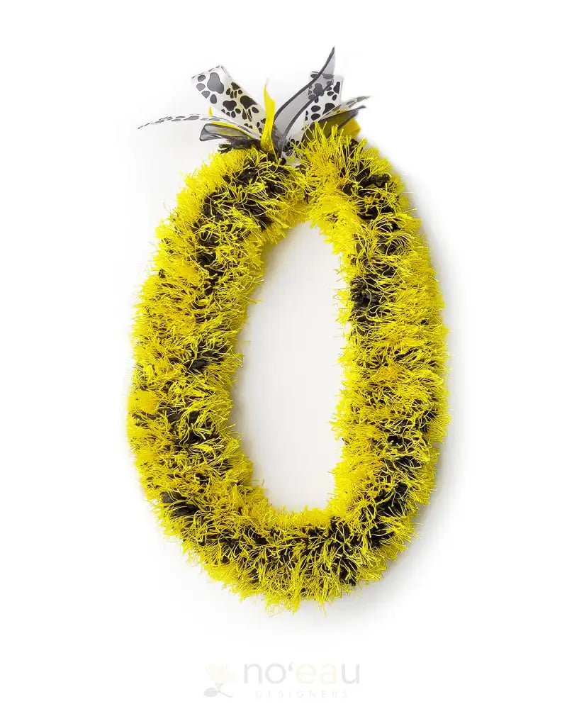 LEIS BY MONA - Dogs Leis Black/Yellow - Noʻeau Designers