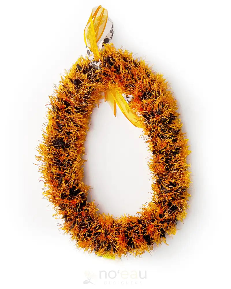 LEIS BY MONA - Dogs Leis Orange/Black - Noʻeau Designers