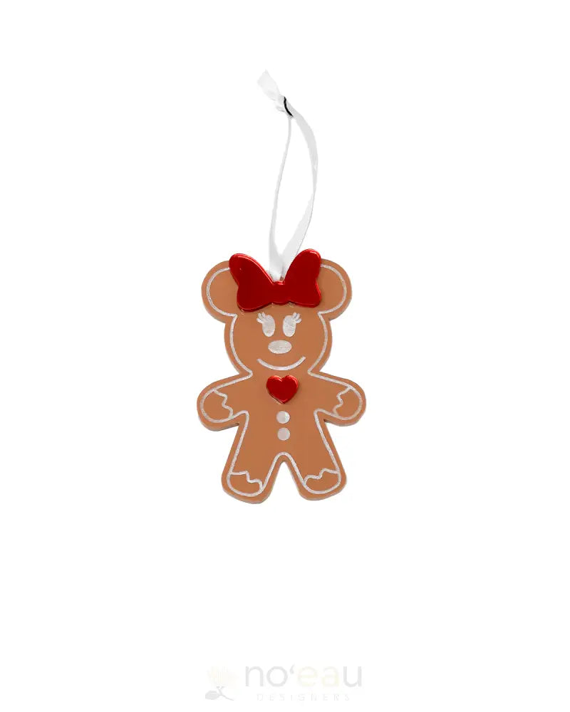 Little Locals 808 - Assorted Gingerbread Ornaments Red Home Goods