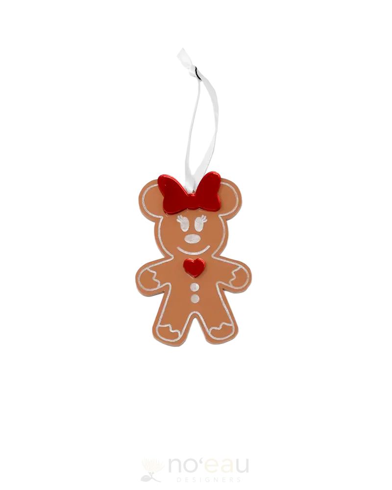 Little Locals 808 - Assorted Gingerbread Ornaments Red Home Goods