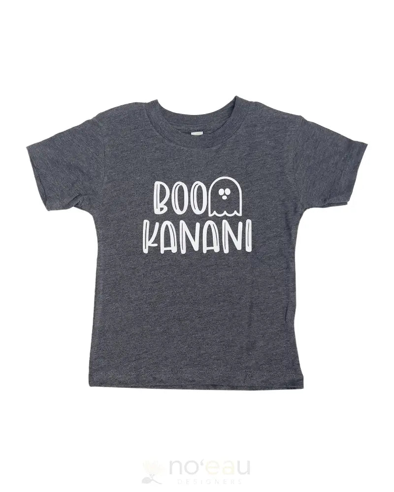 LITTLE LOCALS - Boo Kanani Keiki Charcoal Tees - Noʻeau Designers
