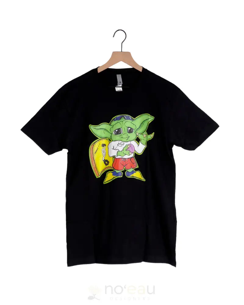 MAKAKU DESIGNZ - Sponjah Yoda Shirt (Black) - Noʻeau Designers