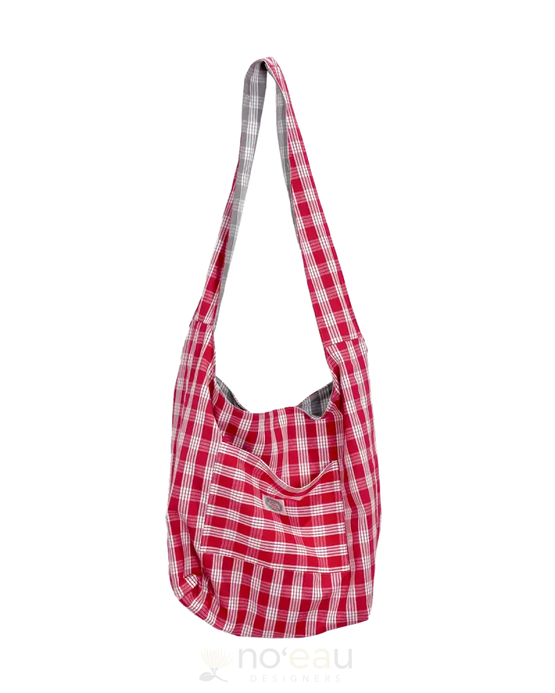 MABULA Knot Strap Women's Red Basket Tote Bag 2 Pcs Set Exquisite Leather  Shoulder Hobo Purse