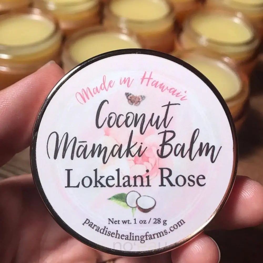 PARADISE HEALING FARMS - Coconut Māmaki Balm Lokelani Rose - Noʻeau Designers