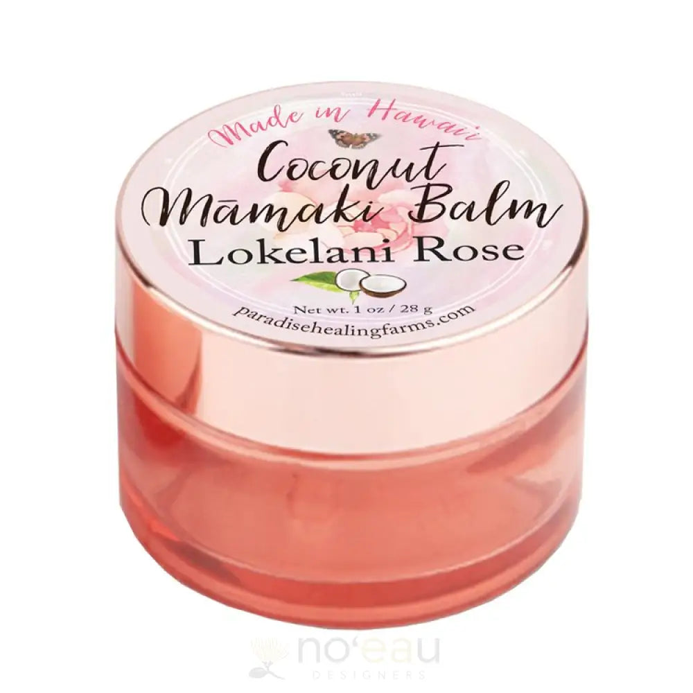 PARADISE HEALING FARMS - Coconut Māmaki Balm Lokelani Rose - Noʻeau Designers