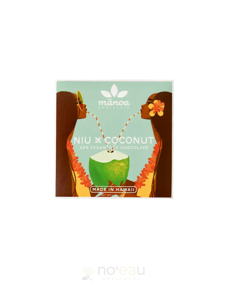 Manoa Chocolate - Mini Chocolate Bars Niu X Coconut Food