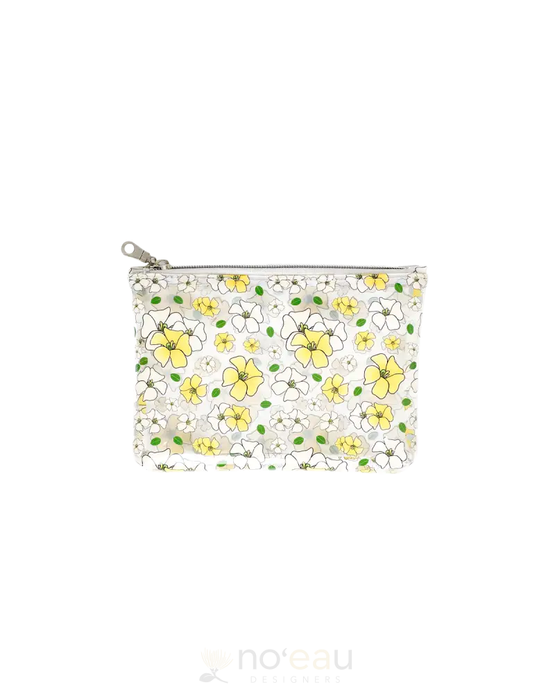 Meahana - Assorted Clear Travel Pouch Puakenikeni Accessories