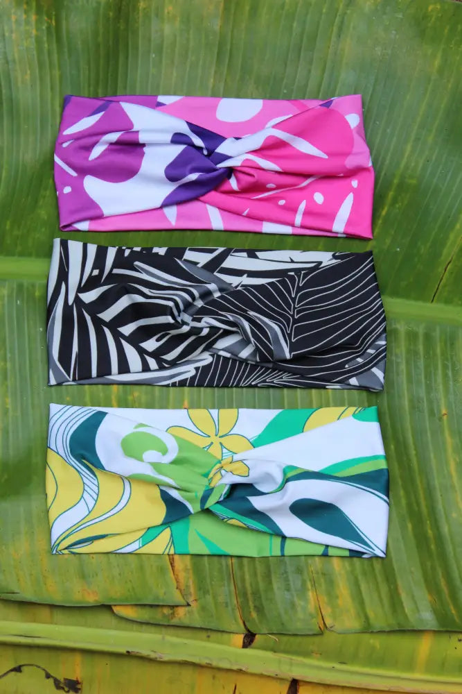 MIKOHU - Pāhoehoe  Lycra Headband - Noʻeau Designers