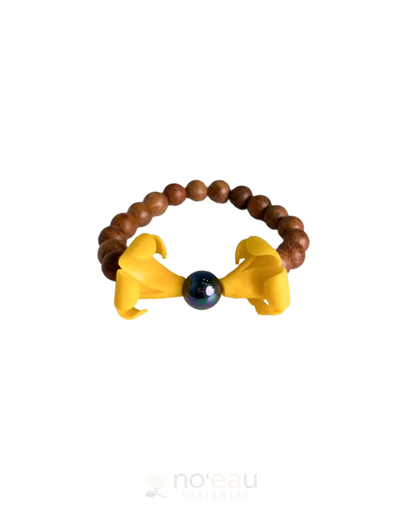 Nalei Designs - Iliahi Wooden Bead Bracelet Jewelry