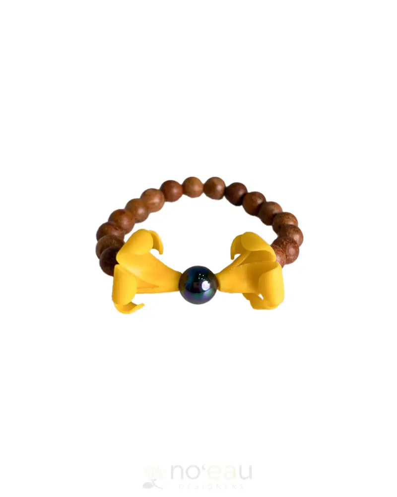 Nalei Designs - Iliahi Wooden Bead Bracelet Jewelry