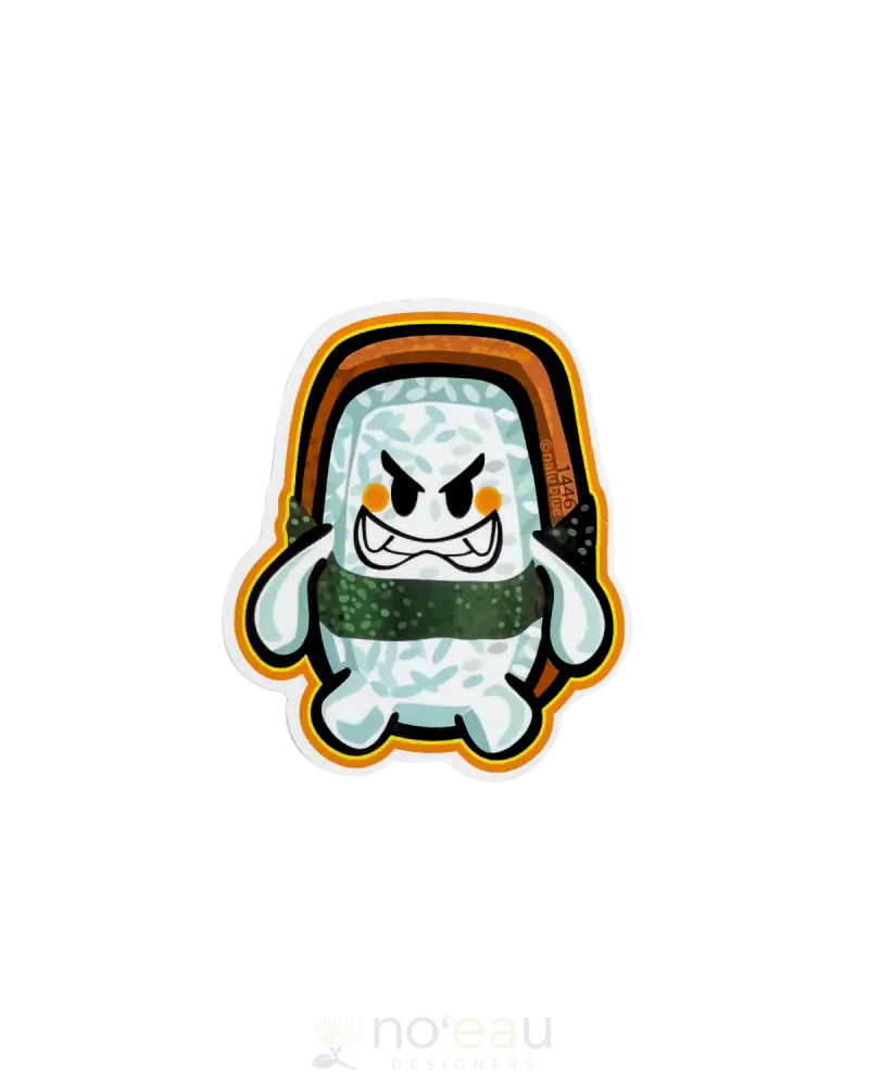 Nalu Blue - Angry Series Stickers Musubi Stickers/Pins/Patches