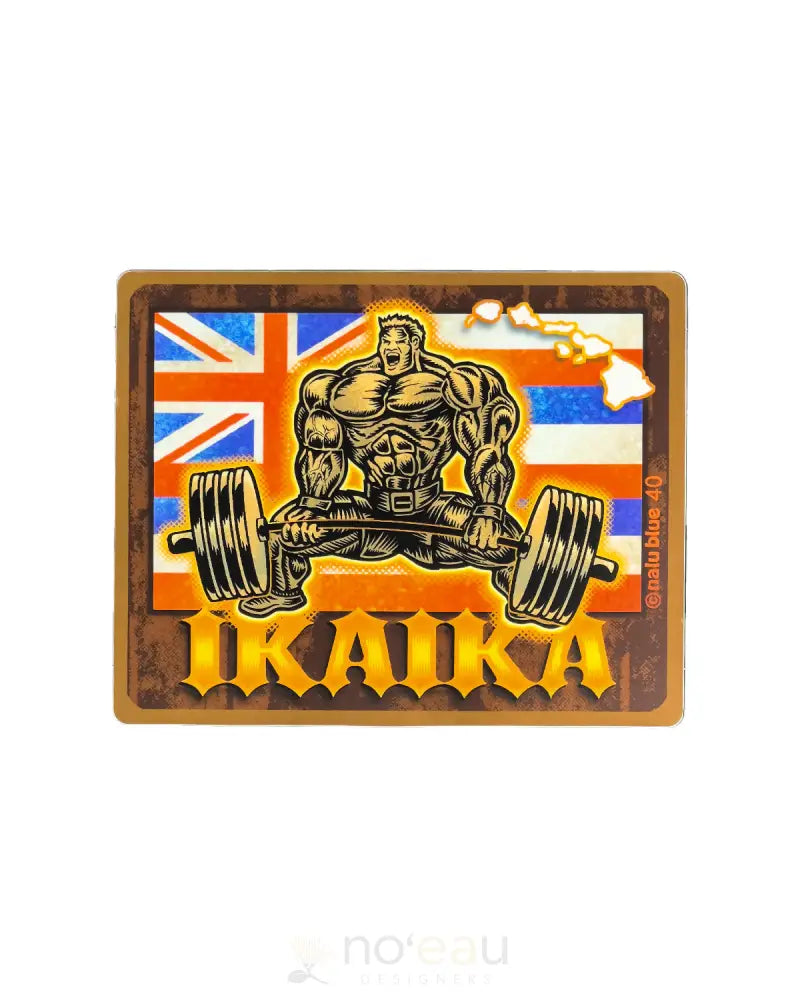 NALU BLUE - Hae Hawaii Ikaika Sticker - Noʻeau Designers