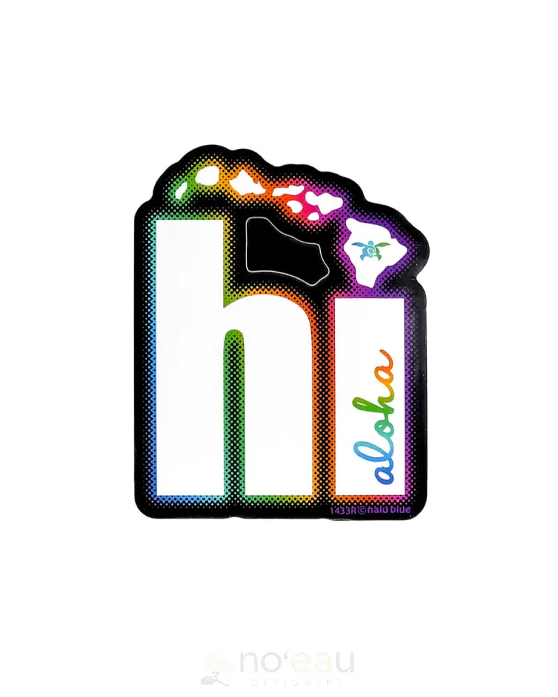 NALU BLUE - HI Aloha Islands Sticker STICKERS/PINS/PATCHES