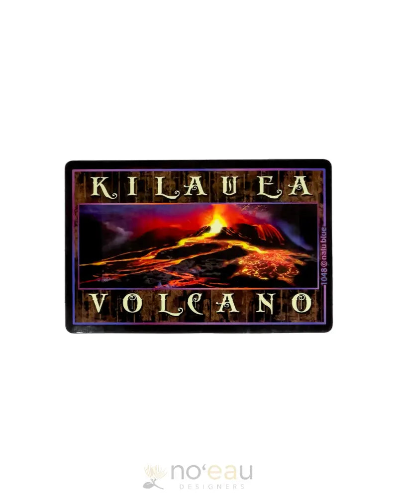 NALU BLUE - Kilauea Volcano Sticker – Noʻeau Designers