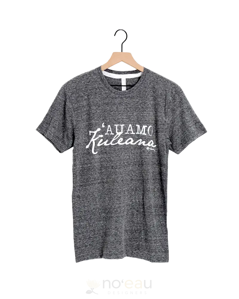 Noe X Kahiau - Auamo Kuleana Heather Grey Women’s T-Shirt Women’s Clothing