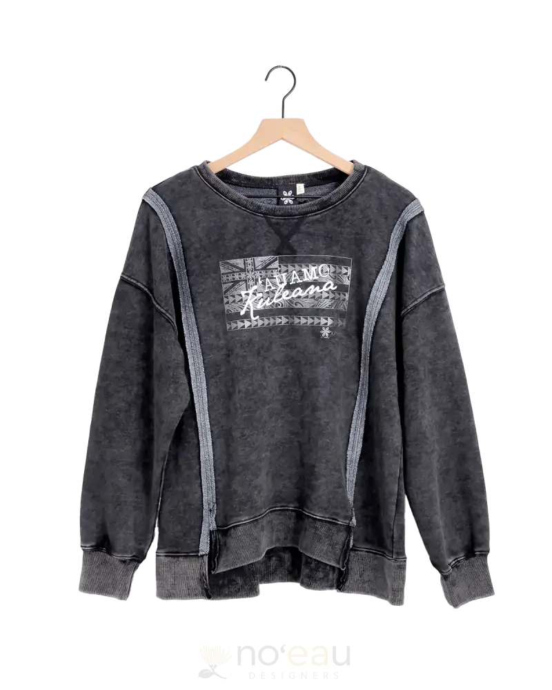 Noe X Kahiau - Auamo Kuleana Sweater Heather Grey / Small Women’s Clothing