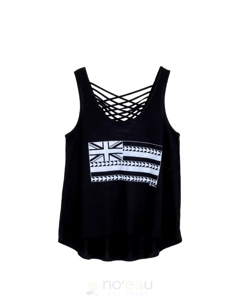 Noe X Kahiau - Hae Hawaii Tank Black / Small Women’s Clothing