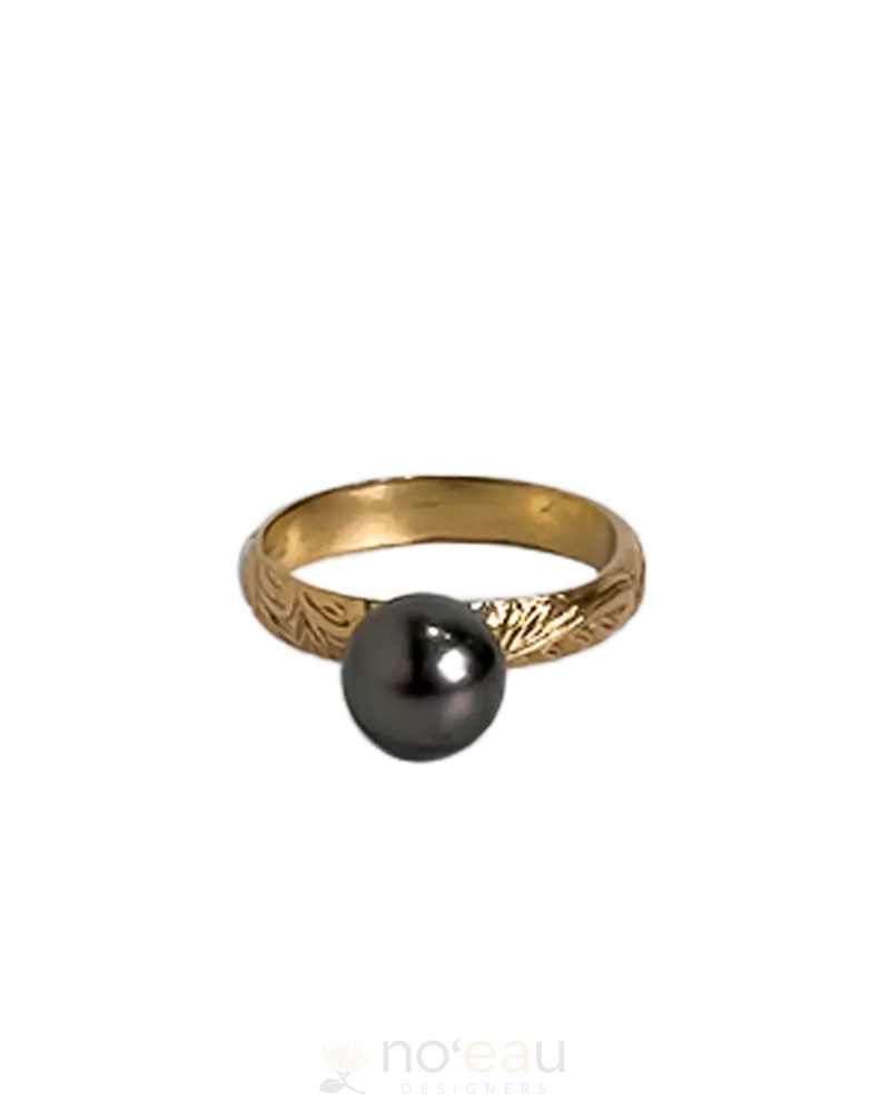 Noeau - 14K Gold Filled Heritage Aaa Tahitian Pearl Rings 10 Jewelry