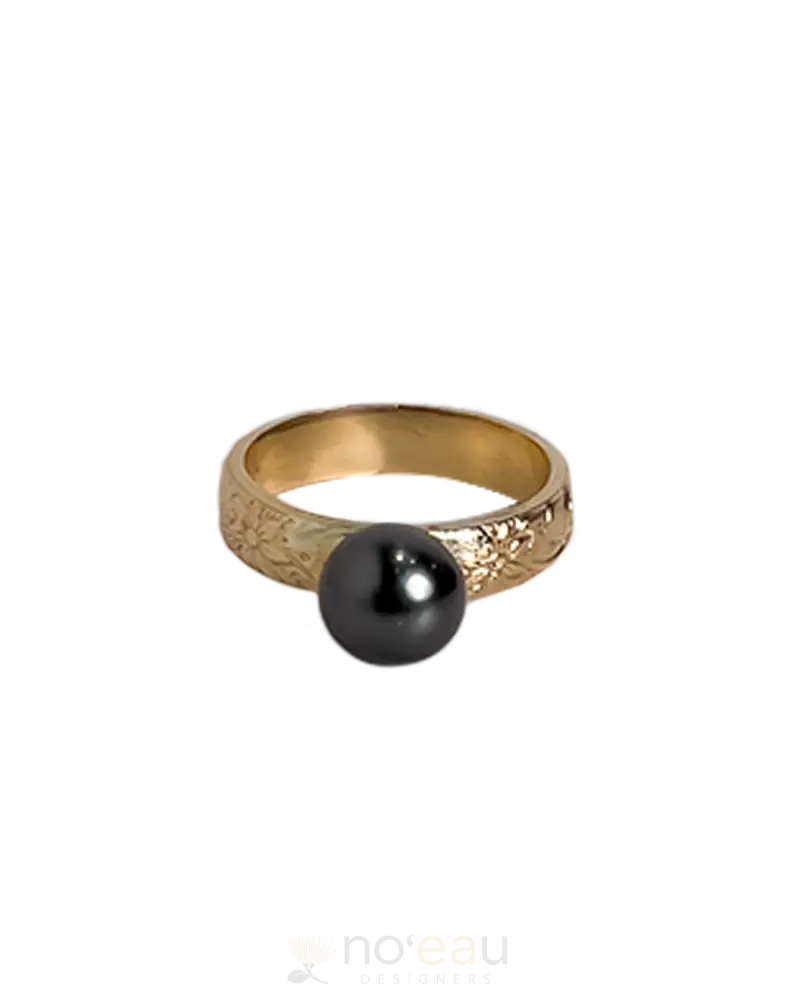 Noeau - 14K Gold Filled Heritage Aaa Tahitian Pearl Rings 9 Jewelry