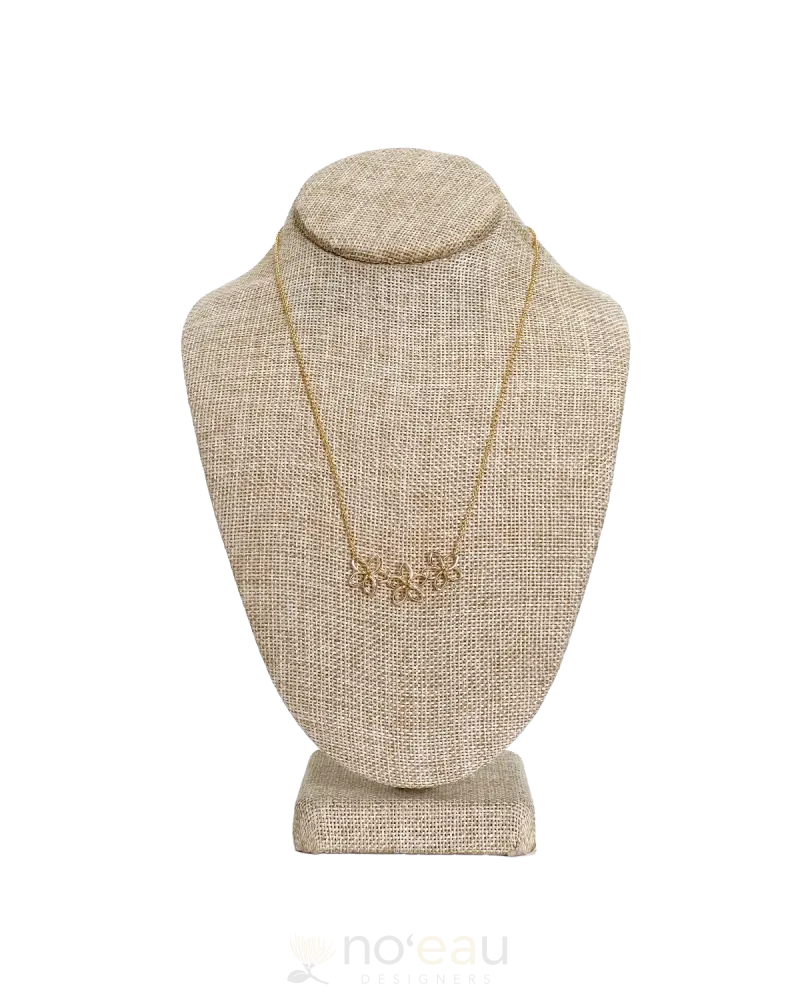 Noeau - 14K Goldfilled Triple Pua Necklace Jewelry
