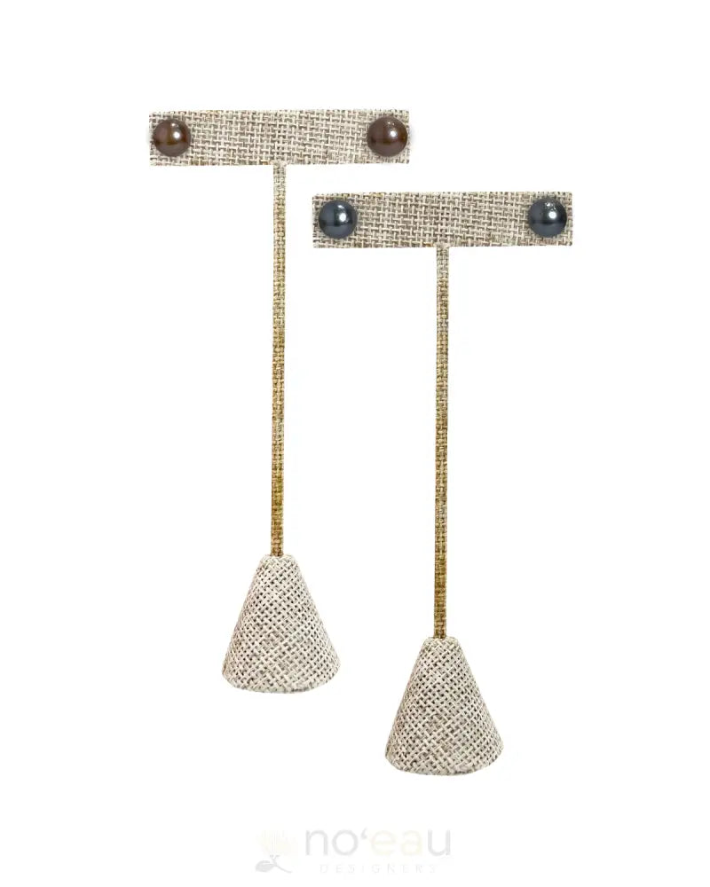 NOEAU - AAA Tahitian Pearl Stud Earrings JEWELRY