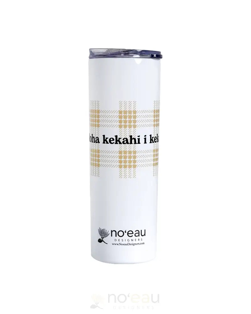 NOEAU - Aloha Kekahi I Kekahi Tumbler White / Beige HOME GOODS