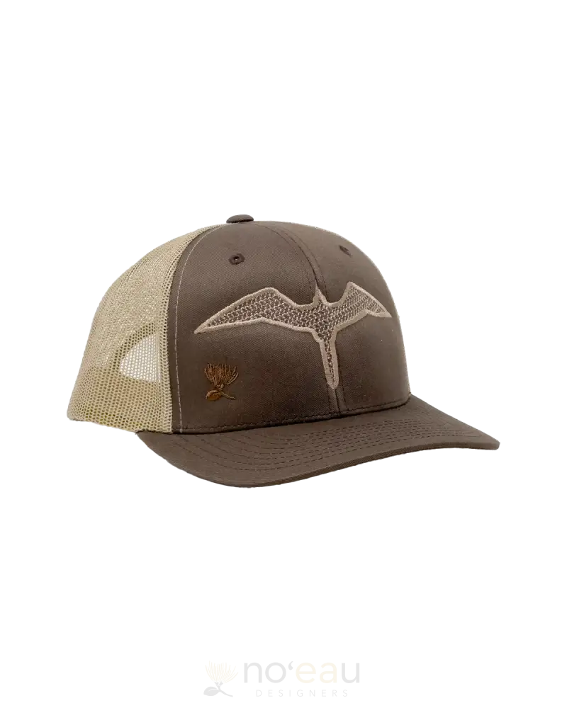 Noeau - Assorted Iwa Bird/Noeau Ohia Trucker Hat Brown Accessories